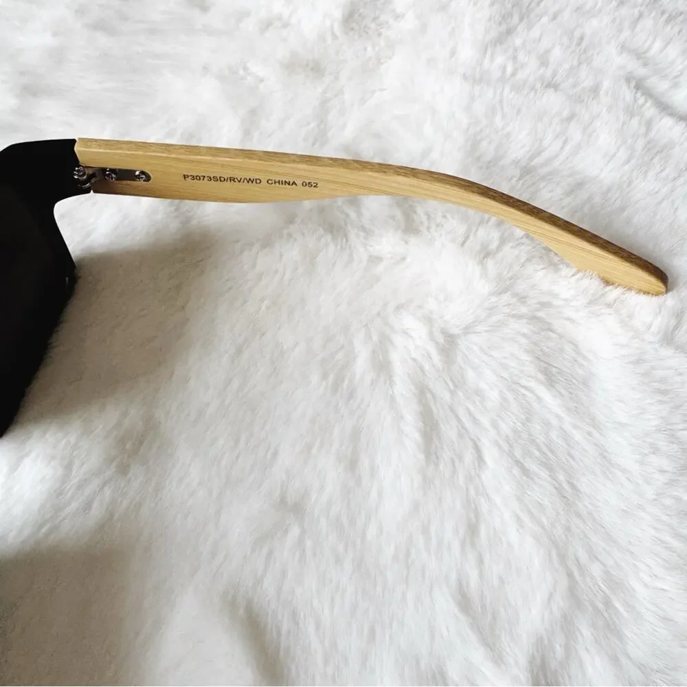 Jensen Blue & Light Wood Sunglasses